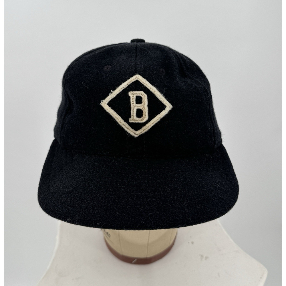 Ebbets Field Flannel Bismarck Churchills 1935 Authentic Wool Softbrim Ballcap